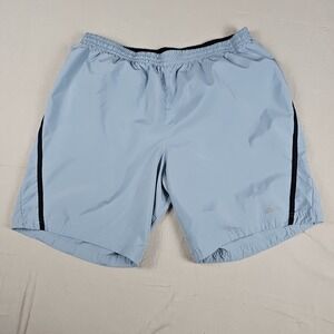 Adidas Mens XL Silver Gray‎ Black ClimaLite 9" Mesh Lined Running Shorts